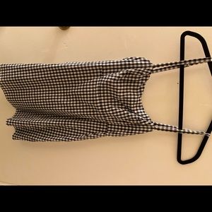 gingham brandy dress size small